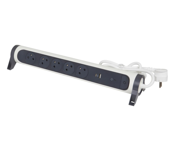 LEGRAND Przedłużacz ochronny - 5 gniazda, USB, USB-C, 1,5m 49421 - 1047770 - zdjęcie